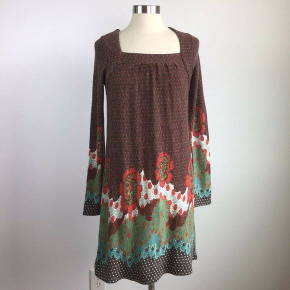 3 for $15 I Shana K Brown knit dress